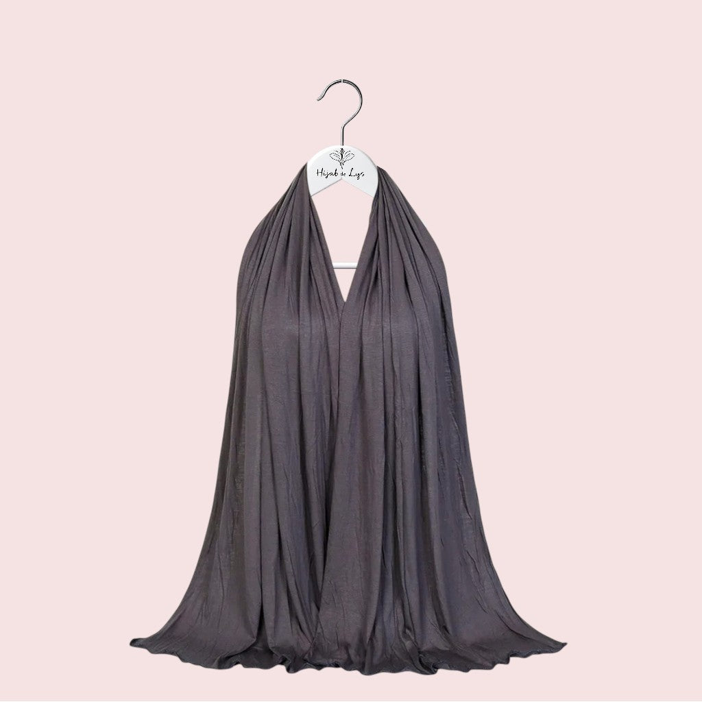 Hijab Jersey Gris Foncé