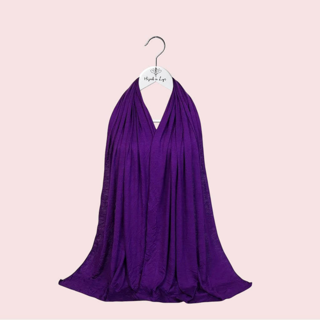 Hijab Jersey Premium Amethyste