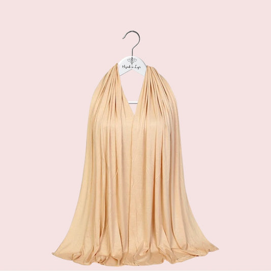 Hijab Jersey Premium Beige