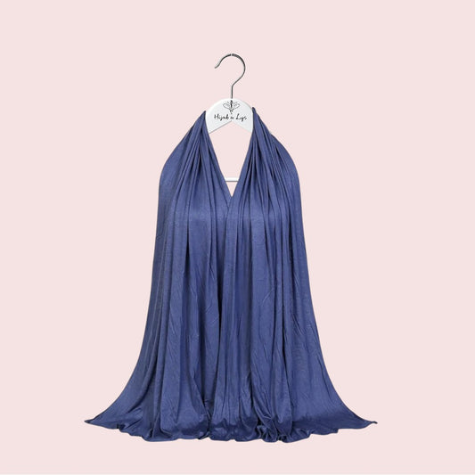Hijab Jersey Premium Bleu Nuit