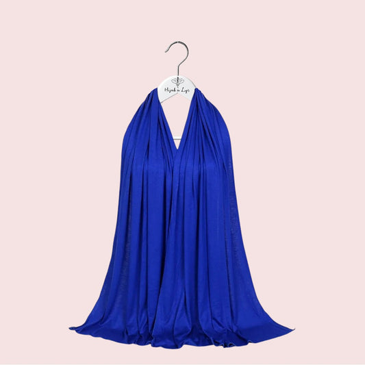 Hijab Jersey Premium Bleu Royal