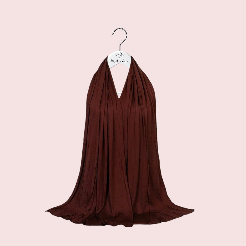 Hijab Jersey Premium Brun Cafe