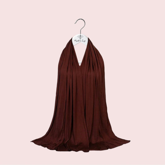 Hijab Jersey Premium Brun Cafe