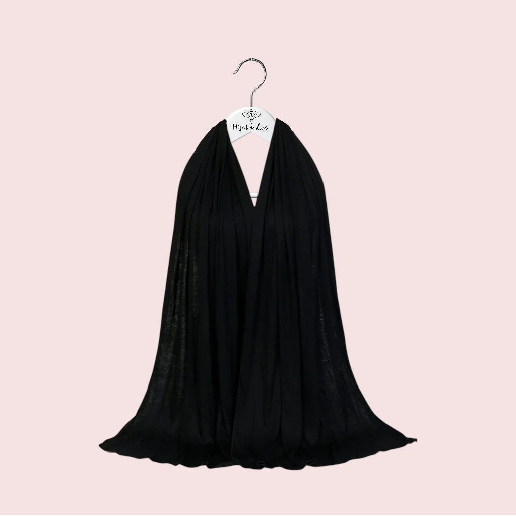 Hijab Jersey Premium Noir