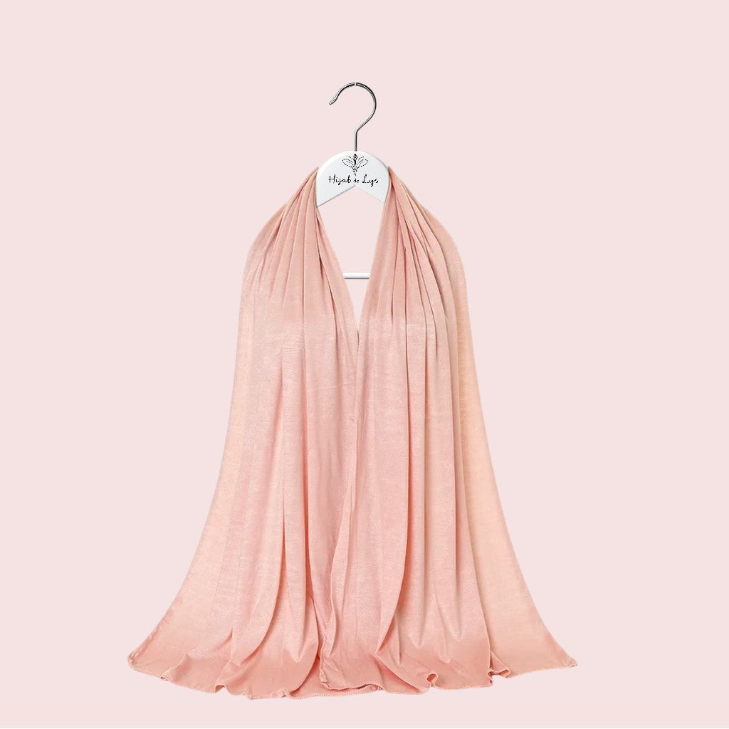 Hijab Jersey Premium Rose Peach