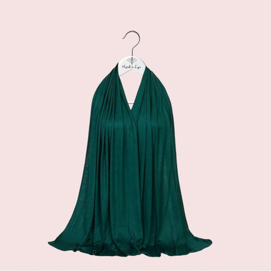 Hijab Jersey Premium Vert Royal