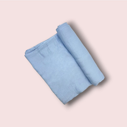 Hijab Satin Bleu Ciel