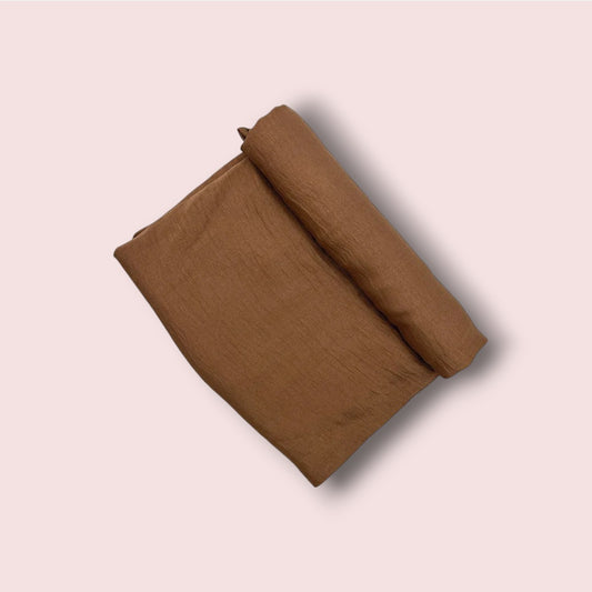 Hijab Satin Brun Clair