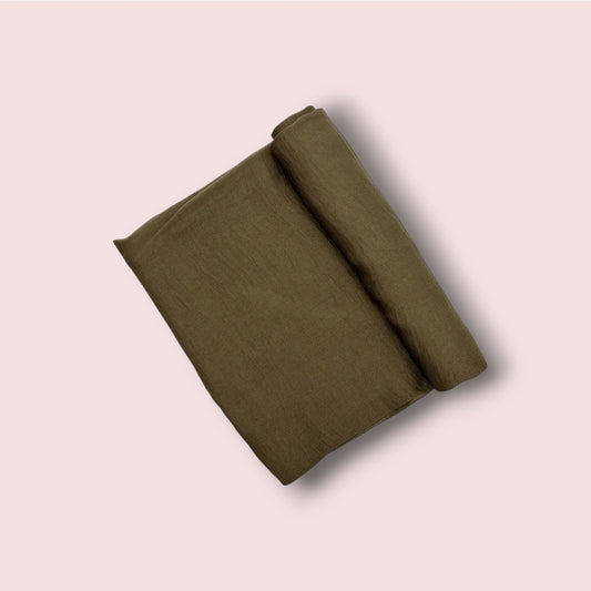 Hijab Satin Brun wood