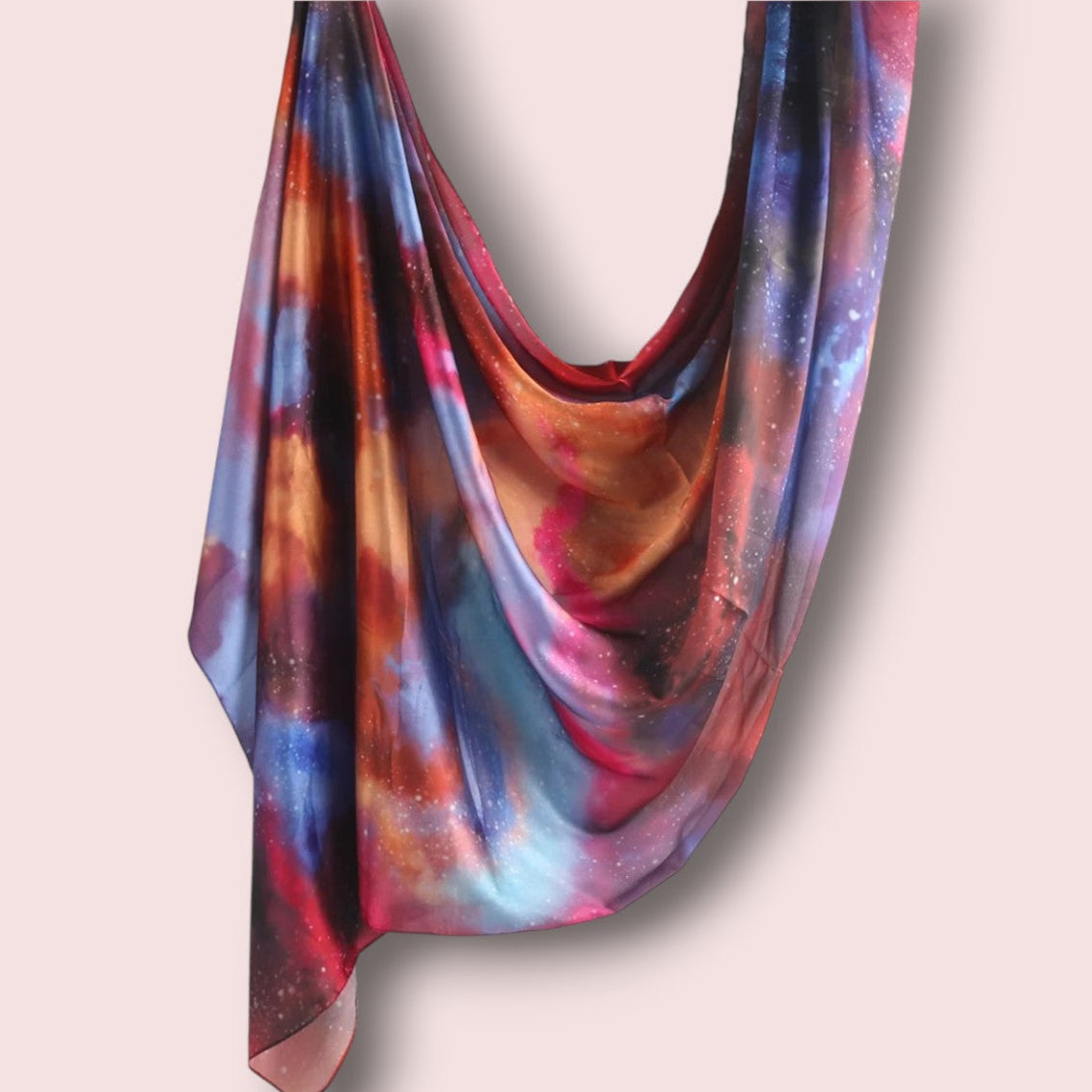 Hijab Satin Corail