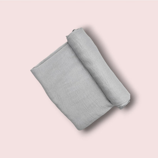 Hijab Satin Gris