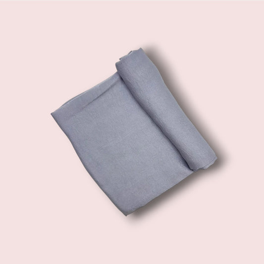 Hijab Satin Gris Foncé