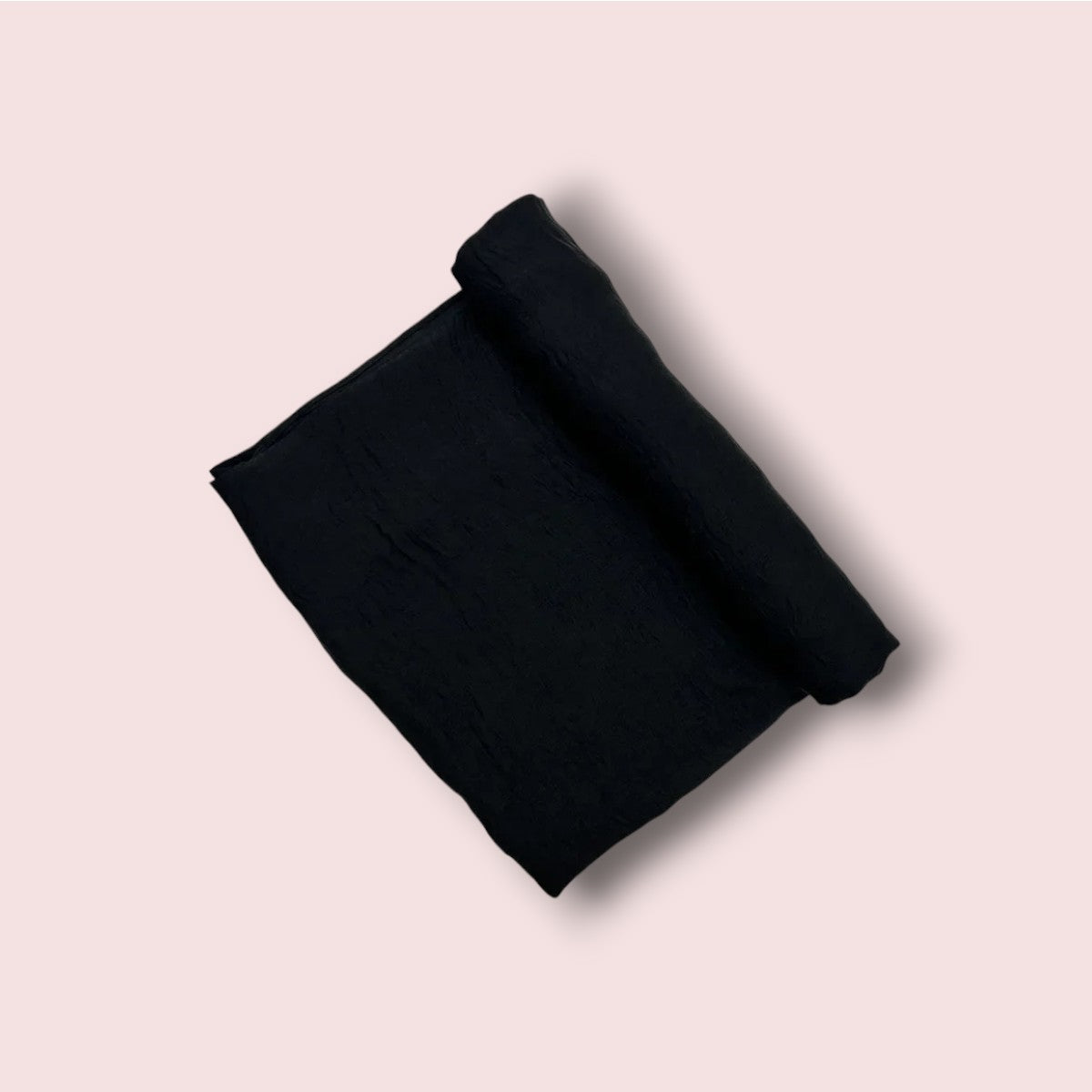 Hijab Satin Noir