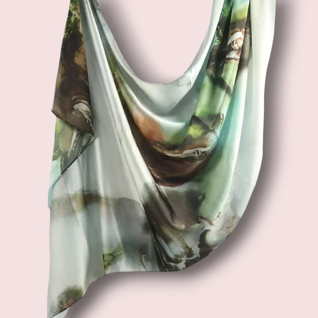 Hijab Satin Perles