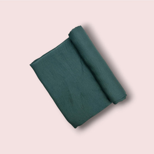 Hijab Satin Vert Canard