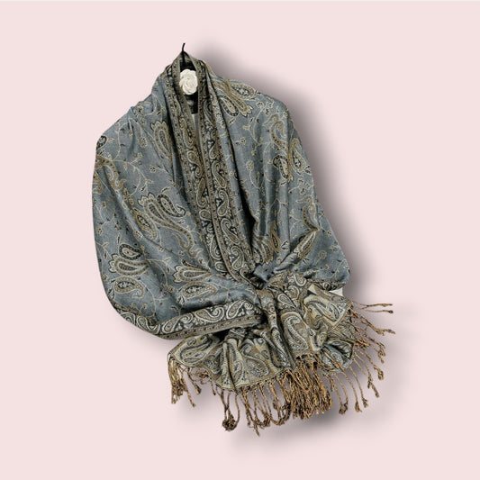 Pashmina Bleu Vert