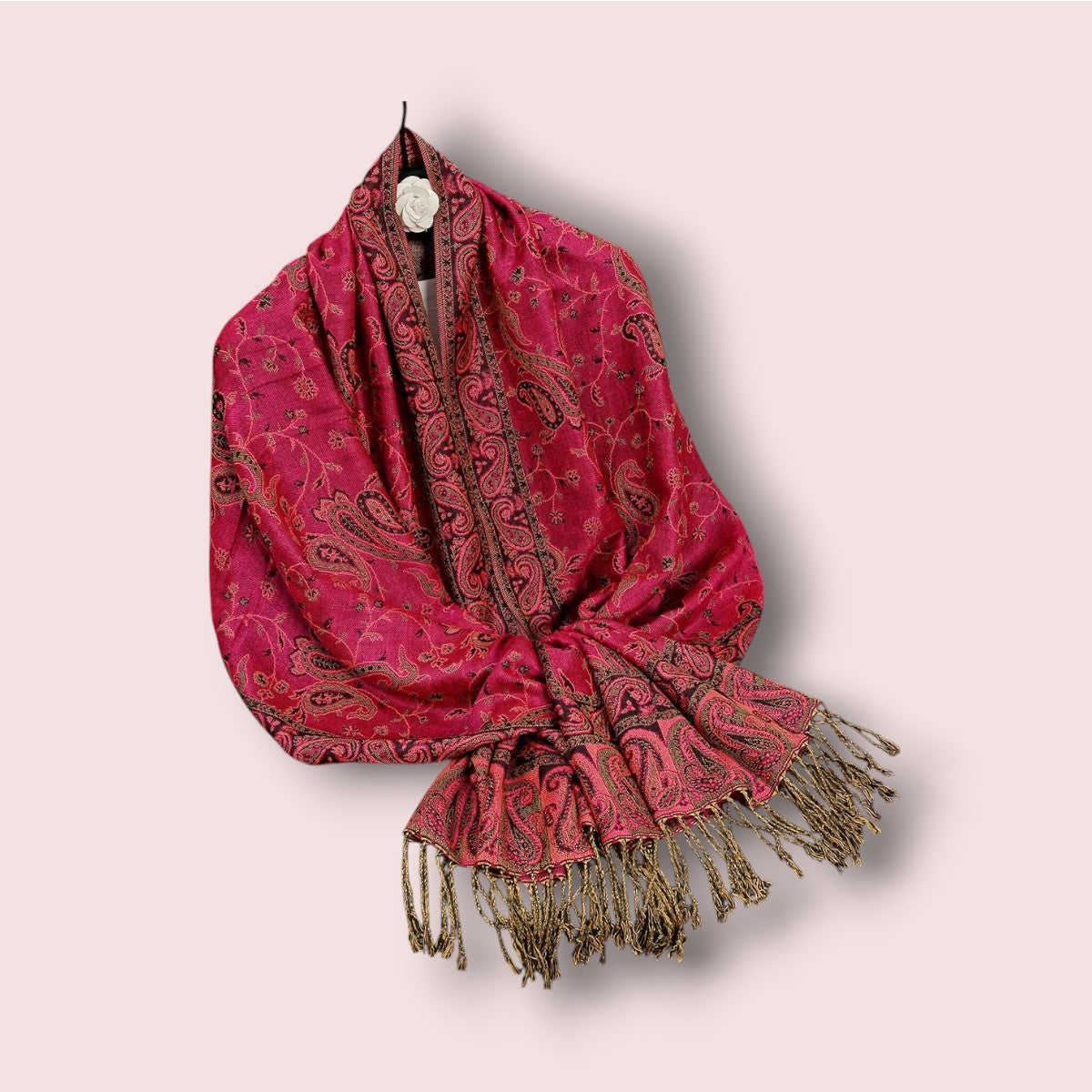 Pashmina Rouge Pomme