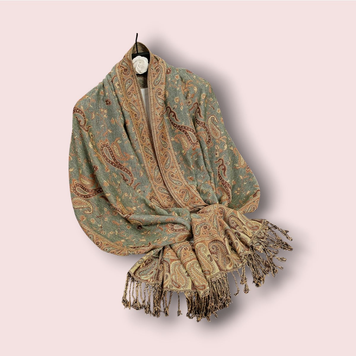 Pashmina Vert PERLE